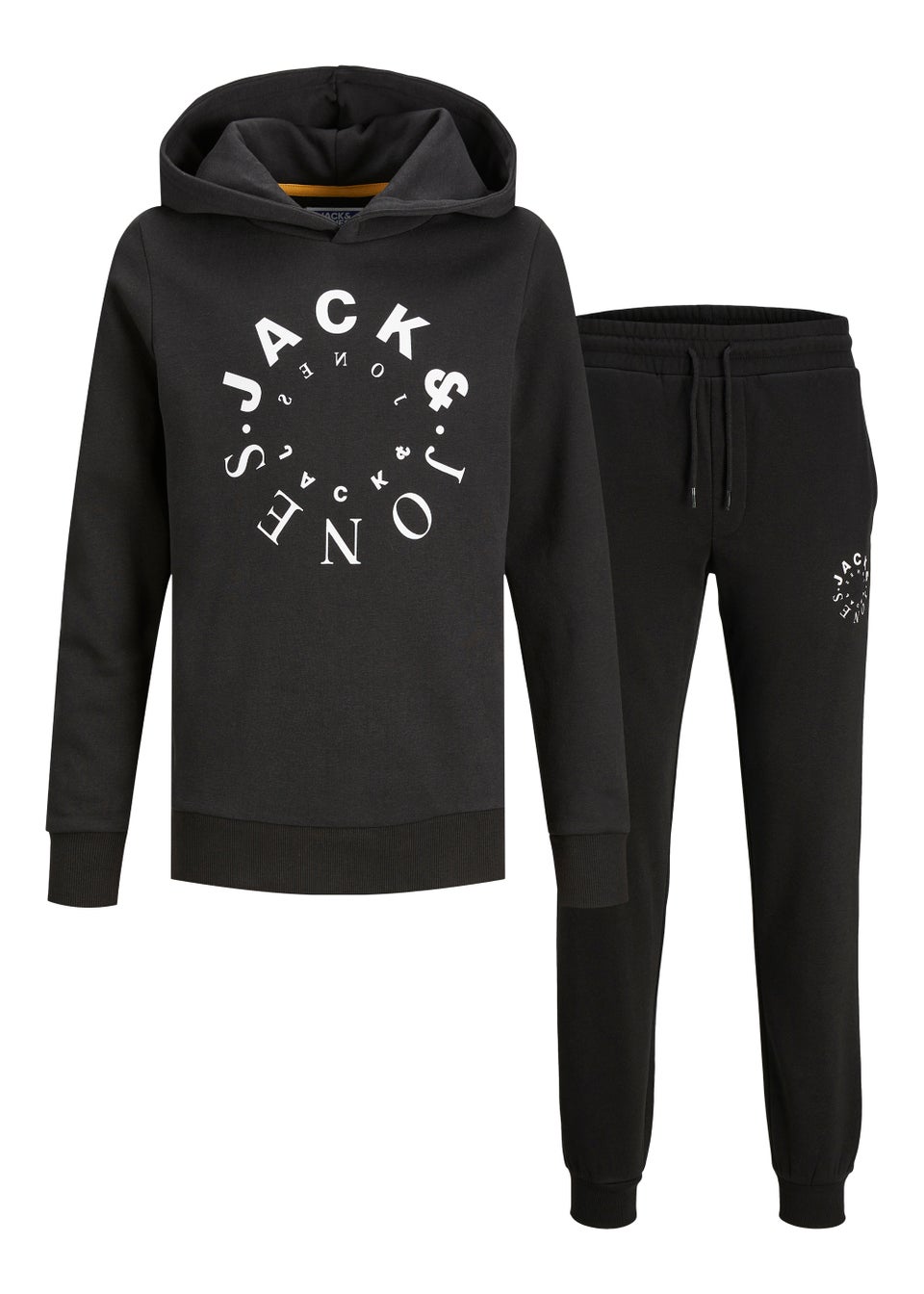 Jack Jones Junior Warrior Black Tracksuit 6 16yrs