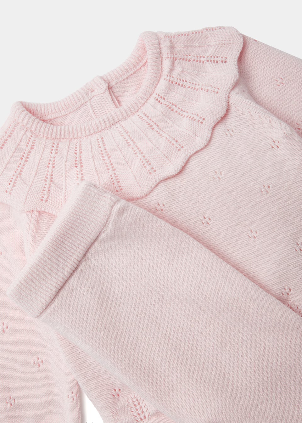 Baby 2 Piece Pink Layette Knitted Set (Newborn-12mths)