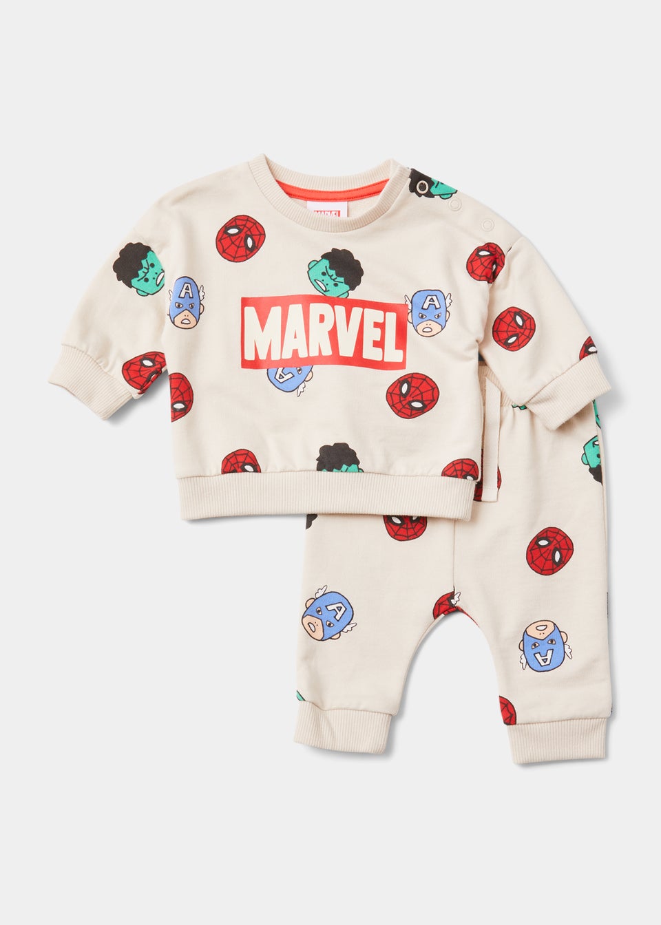 Baby Multicoloured Marvel Sweatshirt & Joggers Set (Newborn-12mths)