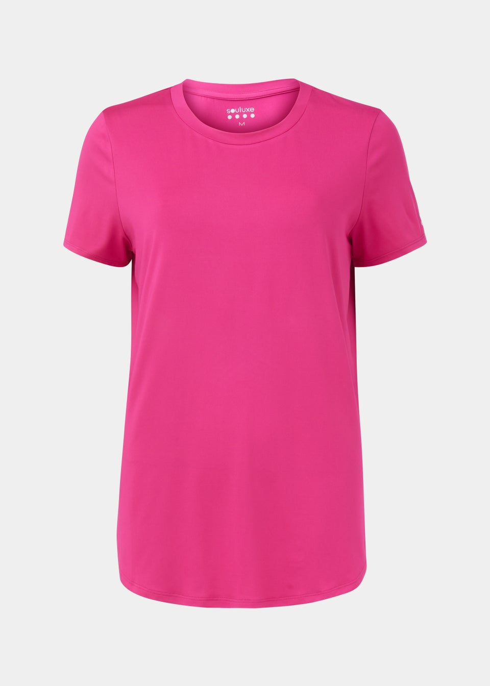 Souluxe Pink Longline Sports T-Shirt