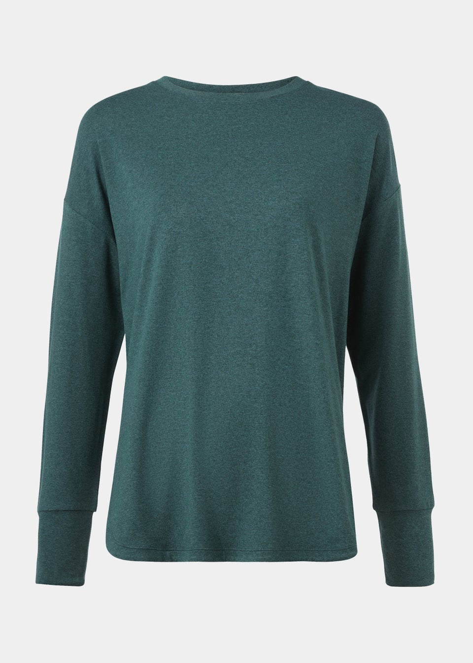 Souluxe Dark Green Long Sleeve Sports T-Shirt