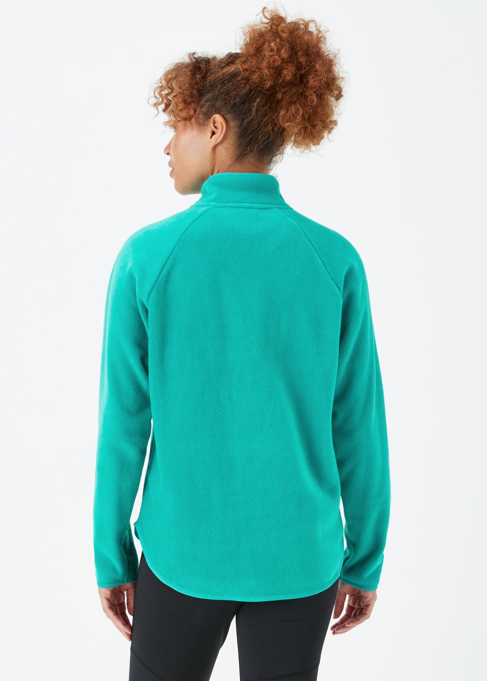 Green Zip Up Polar Fleece Sports Jacket
