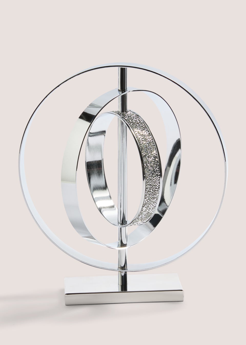 Silver Metal Ornament (26cm x 8cm x 30cm)