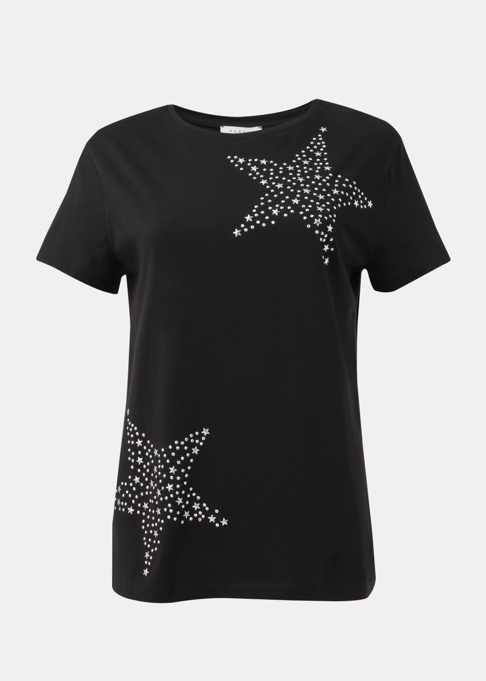 Black Star Print T-Shirt