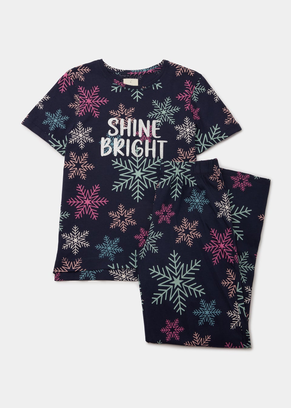 Navy Shine Bright Christmas Pyjama Set