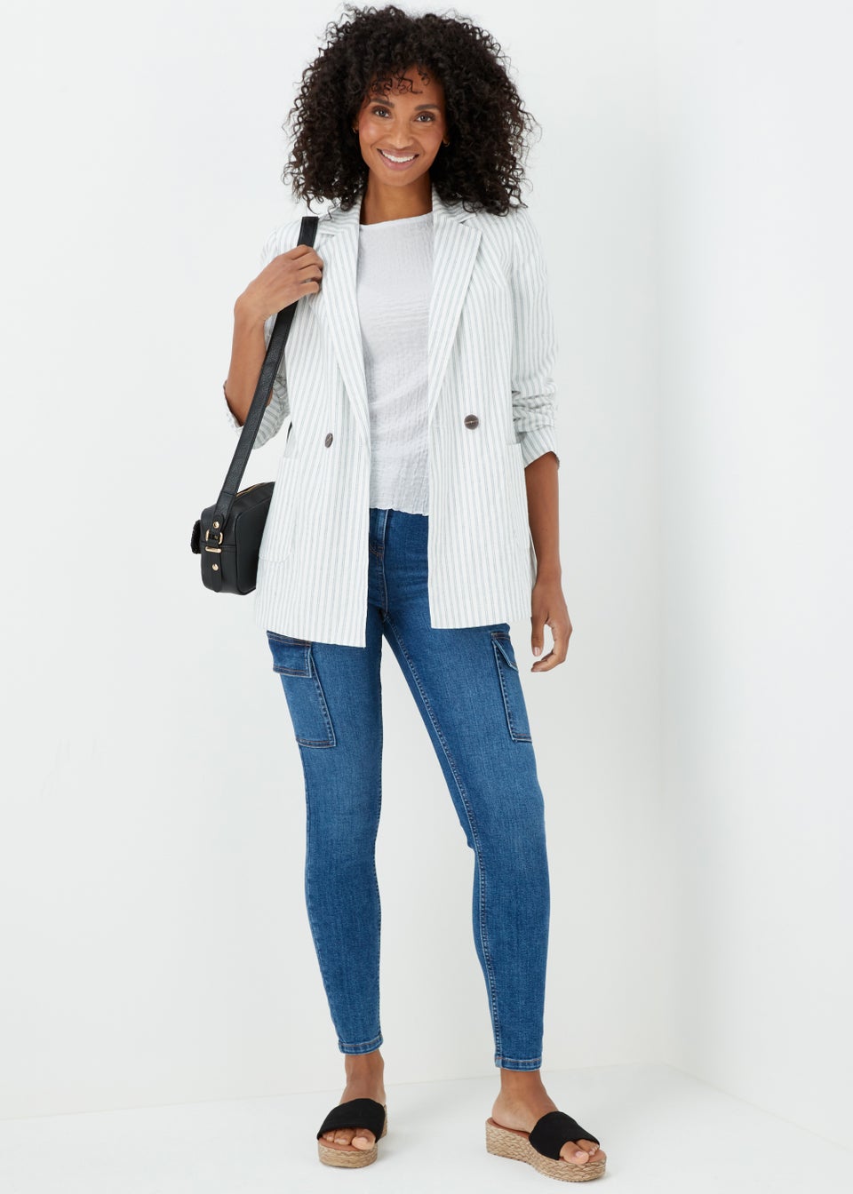 White Textured T-Shirt