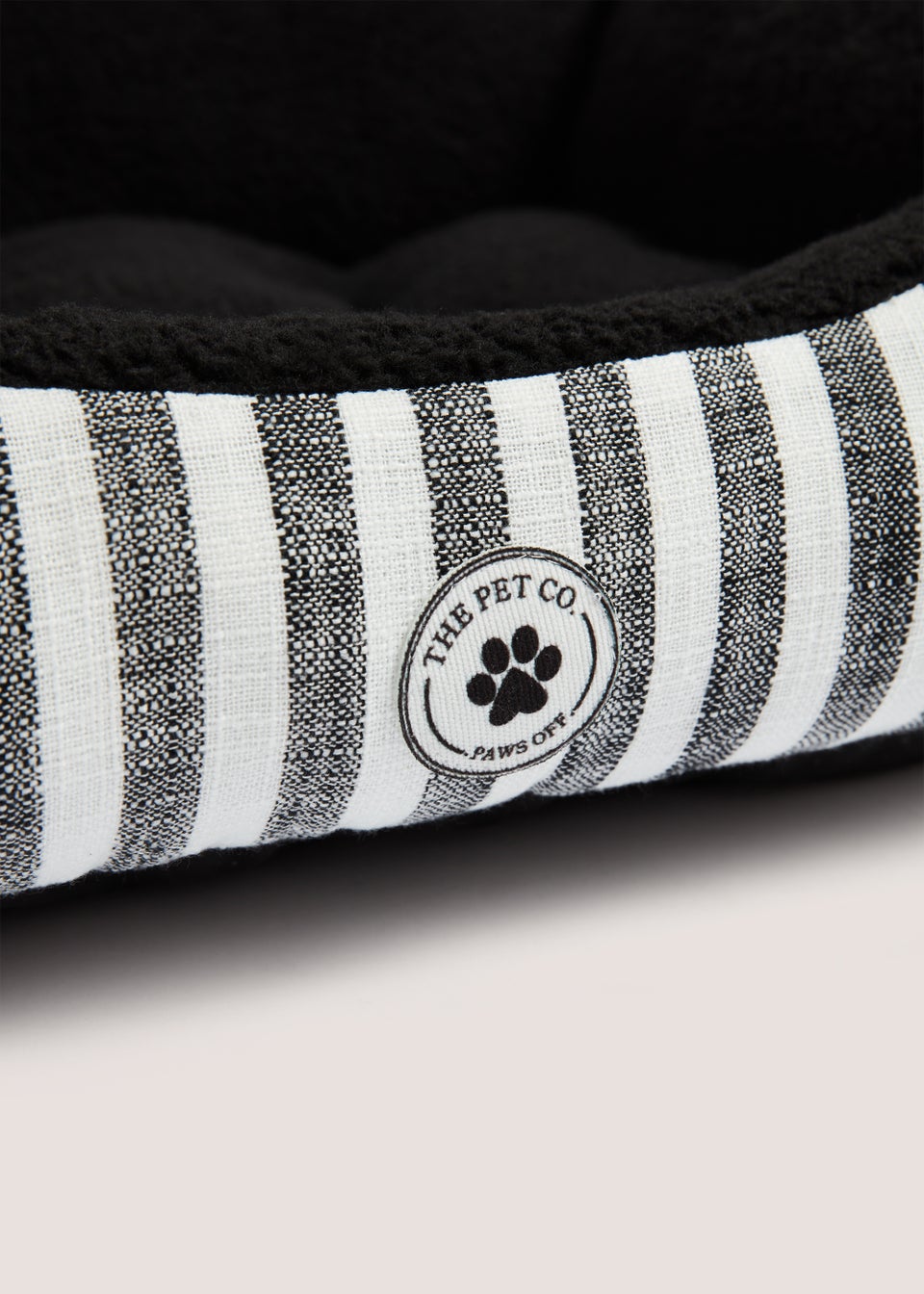 Monochrome Stripe Pet Bed (Small-Medium)