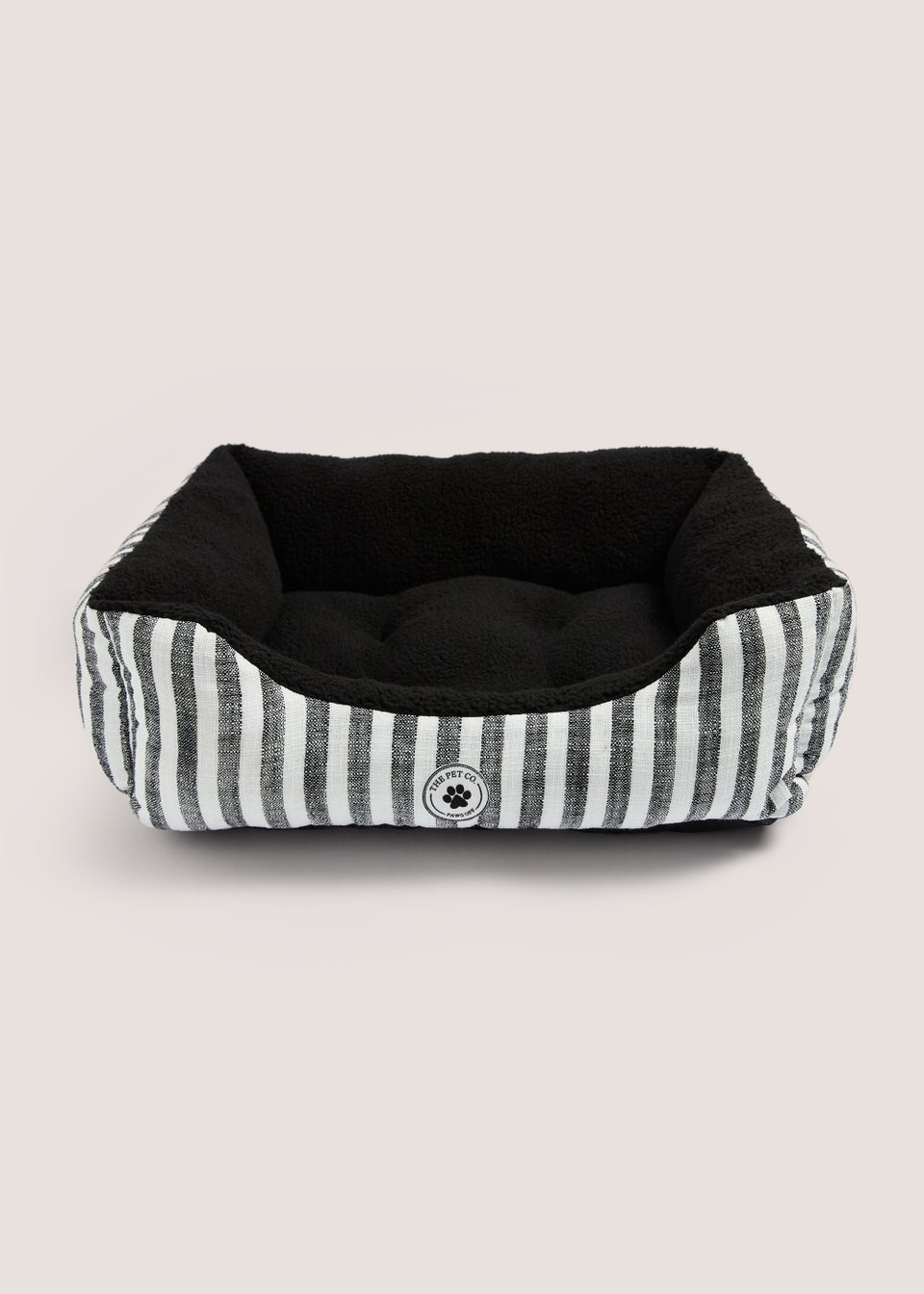 Monochrome Stripe Pet Bed (Small-Medium)