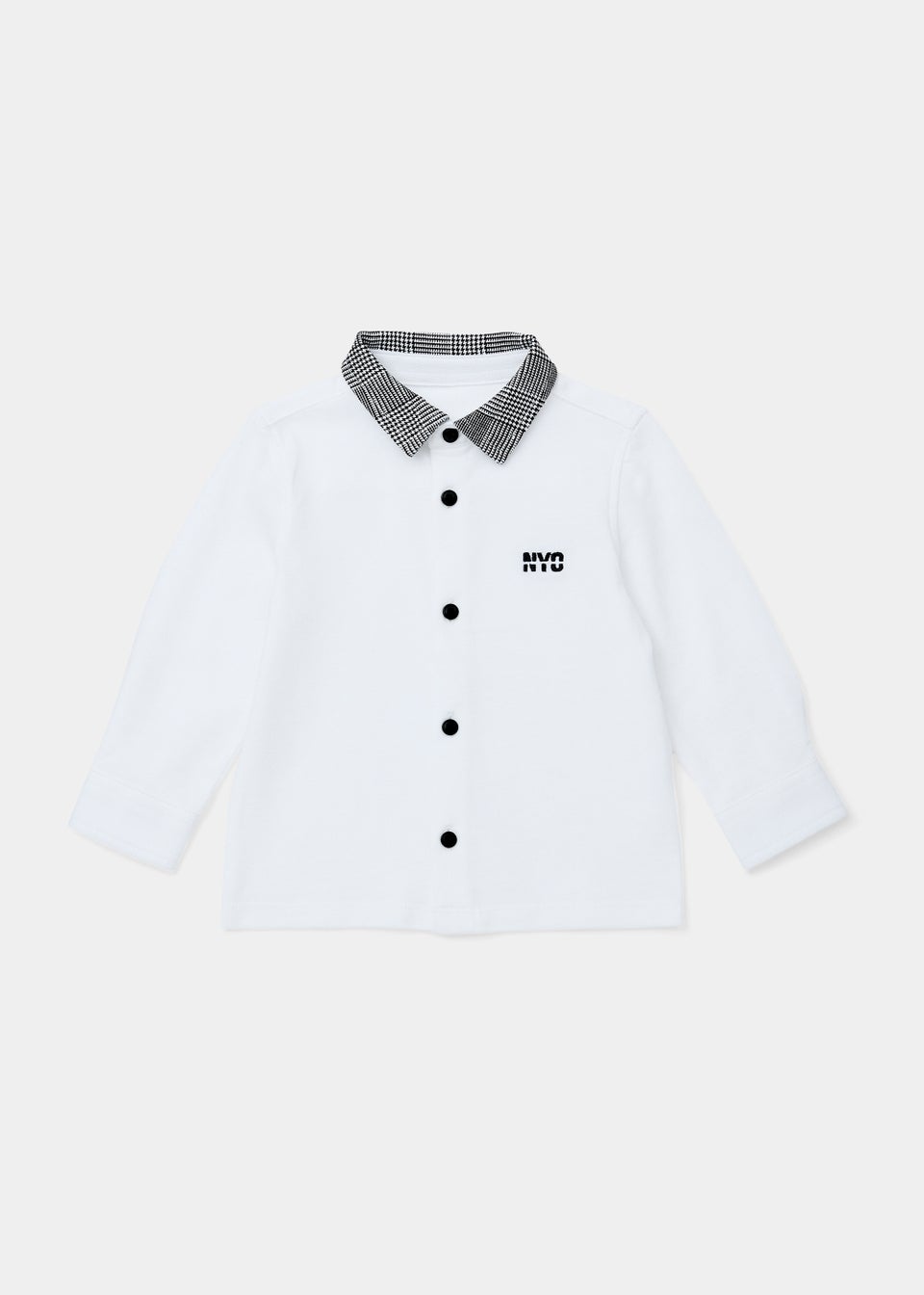 Boys White NYC Collar Shirt (9mths-6yrs)
