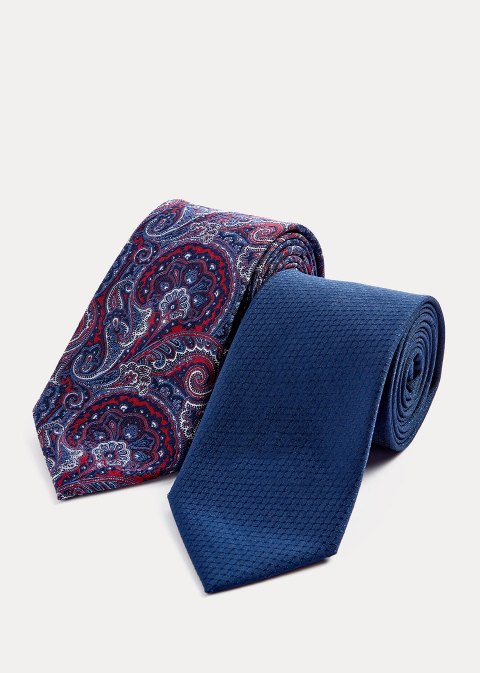 Taylor & Wright 2 Pack Navy & Red Ties