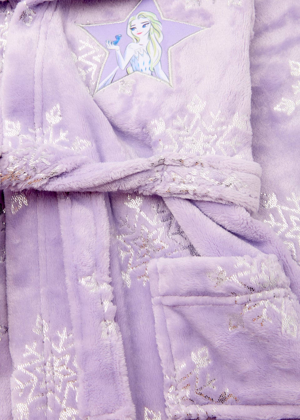 Kids Lilac Disney Frozen Dressing Gown (2-9yrs)