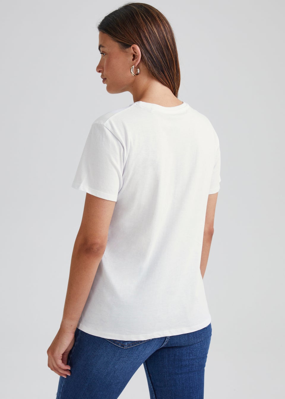 Flower Women's White Short Sleeve Graphic T Shirt For Flower