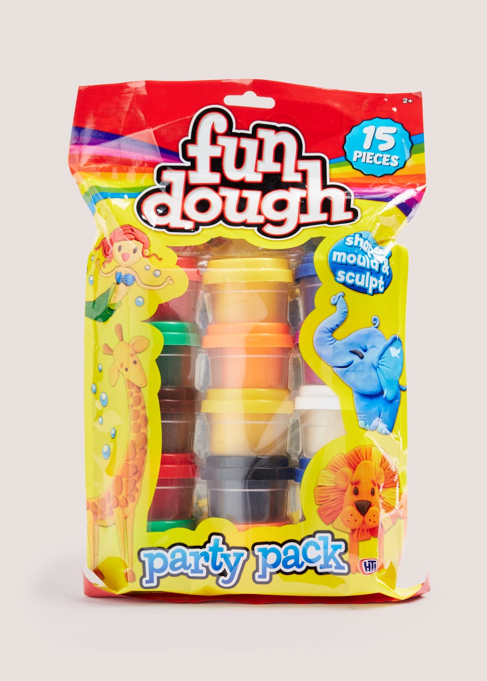 Kids 15 Piece Fun Dough Party Pack (34cm x 21cm x 3.5cm)