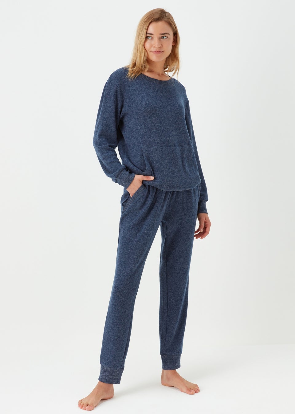 Navy Lounge Bottoms Matalan