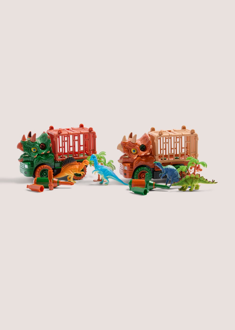 Kids Dino World DIY Dinosaur Truck (17cm x 8.5cm x 10cm)