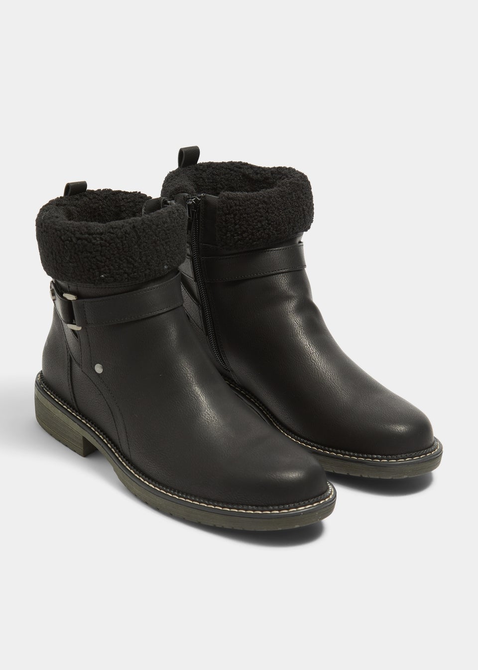 Matalan ladies black ankle boots best sale