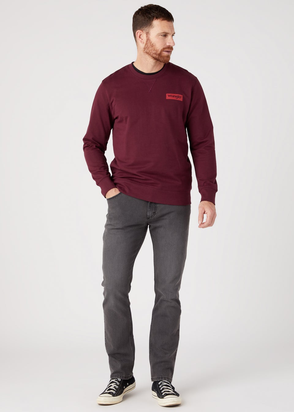 Wrangler Dark Grey Regular Fit Jeans