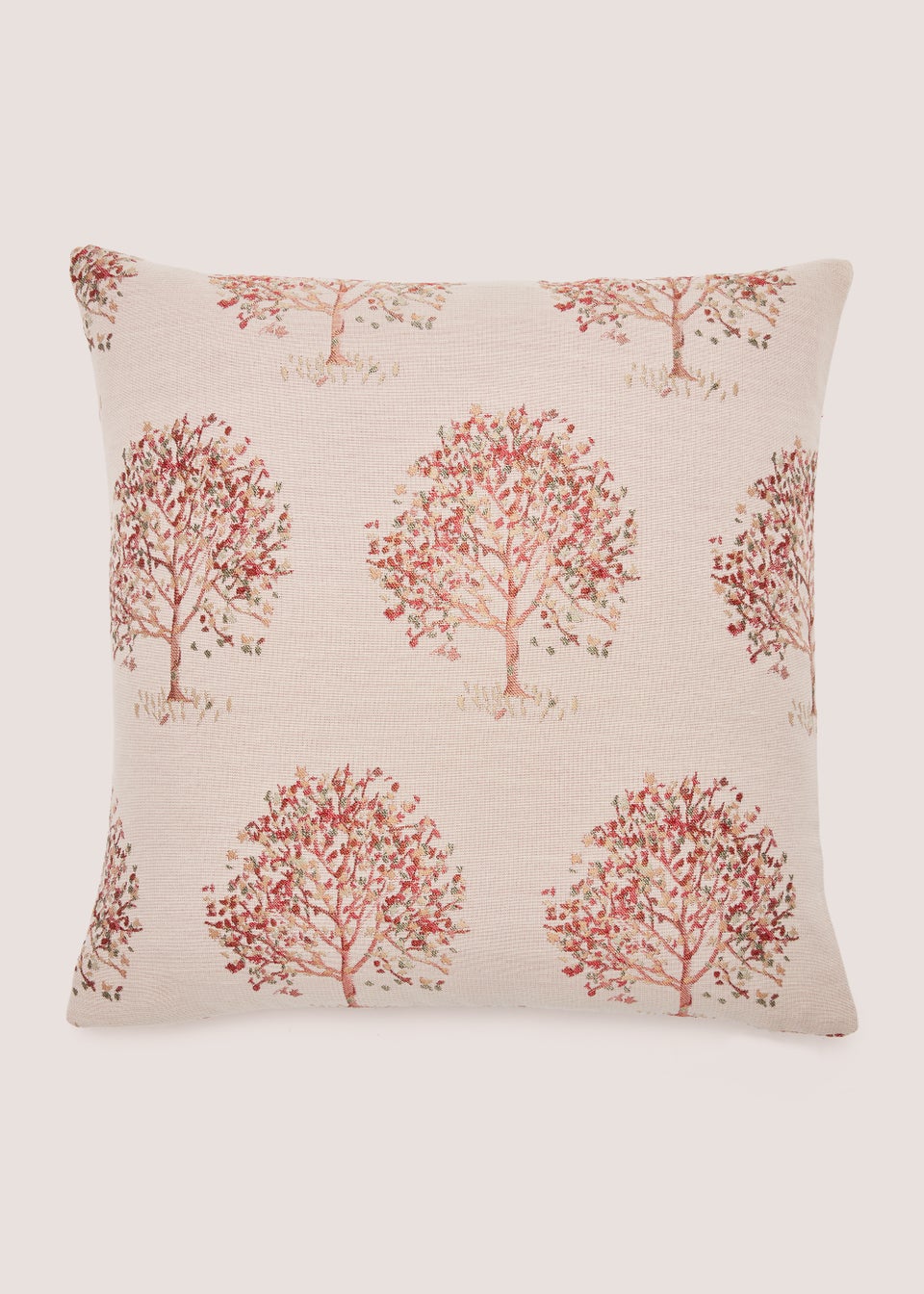 Red Tree Jacquard Cushion (43cm x 43cm)