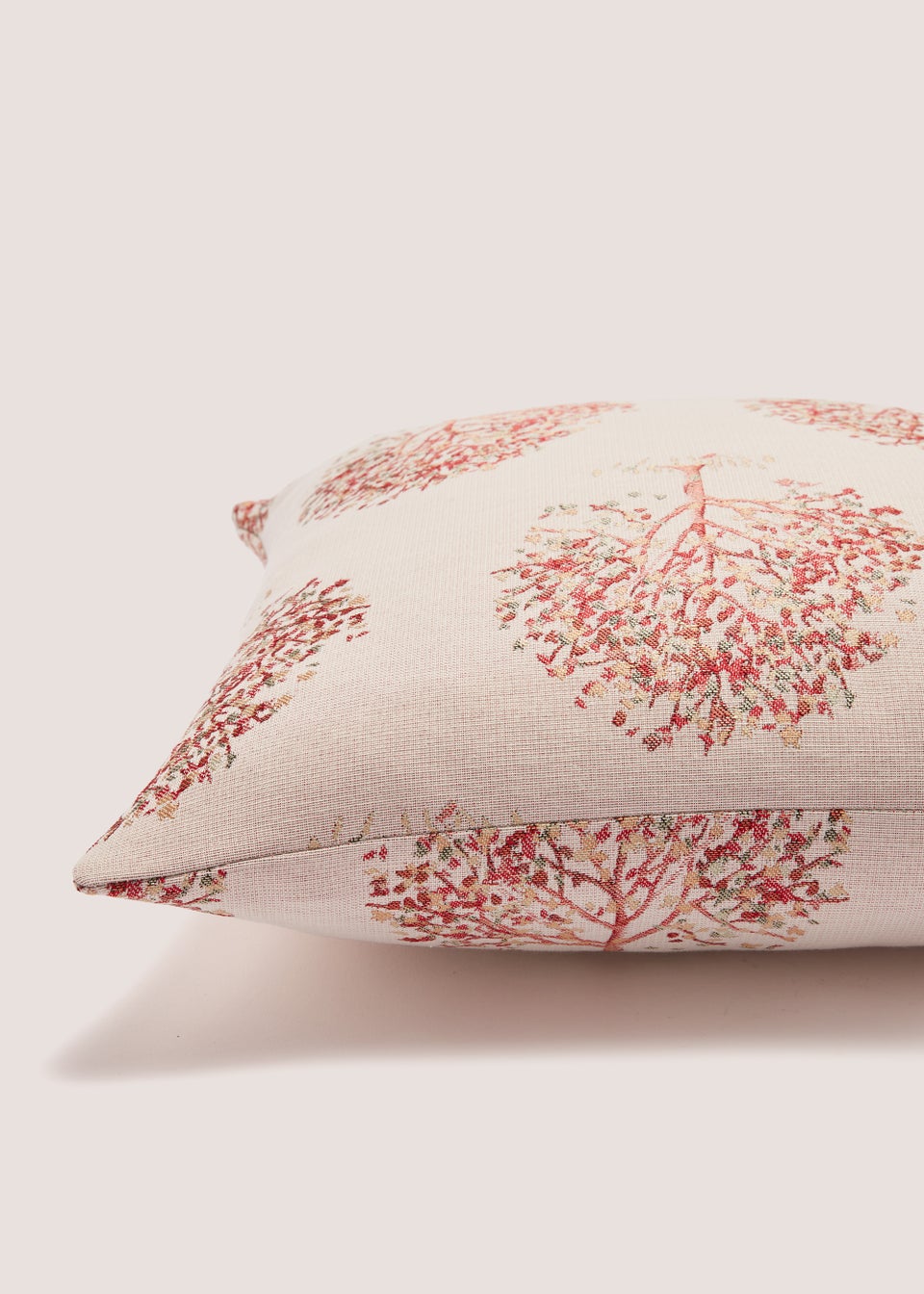 Red Tree Jacquard Cushion (43cm x 43cm)
