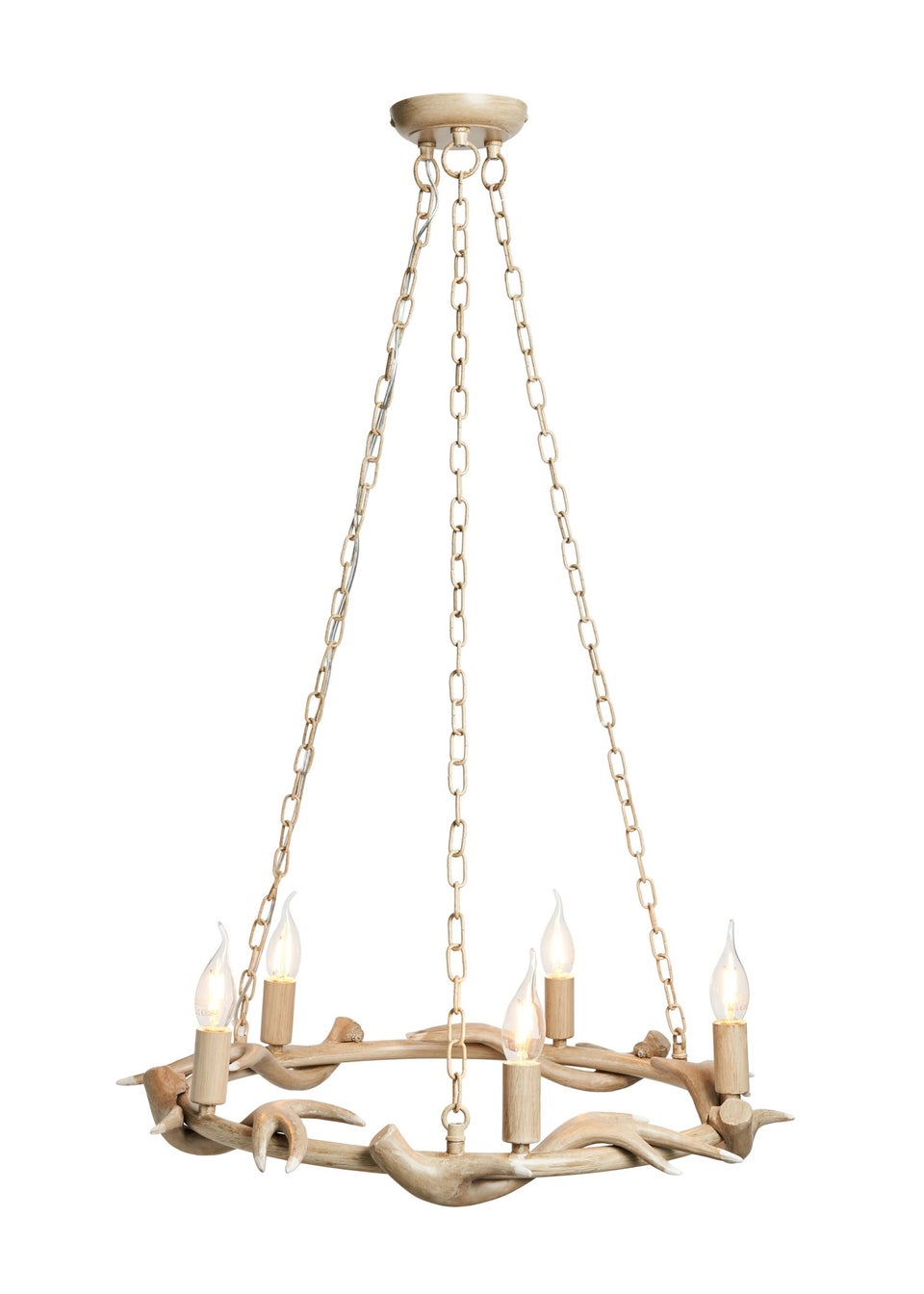 Inlight Antler Cartwheel 5L Chandelier (80cm x 62cm)