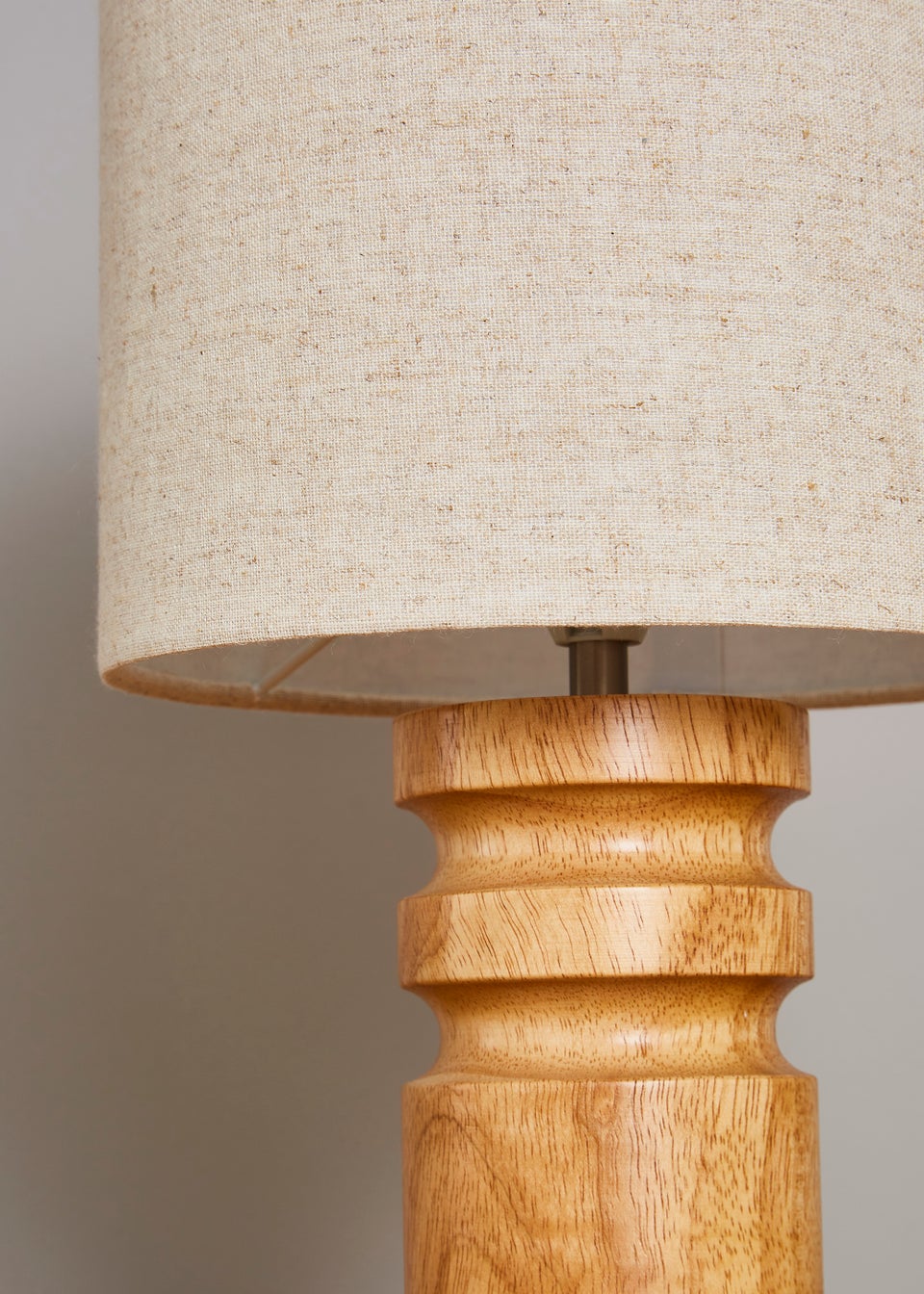 Inlight Wooden Base Table Lamp (41cm x 21cm)