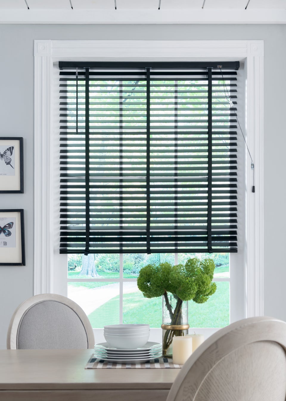 50mm Venetian Black Wood Blind
