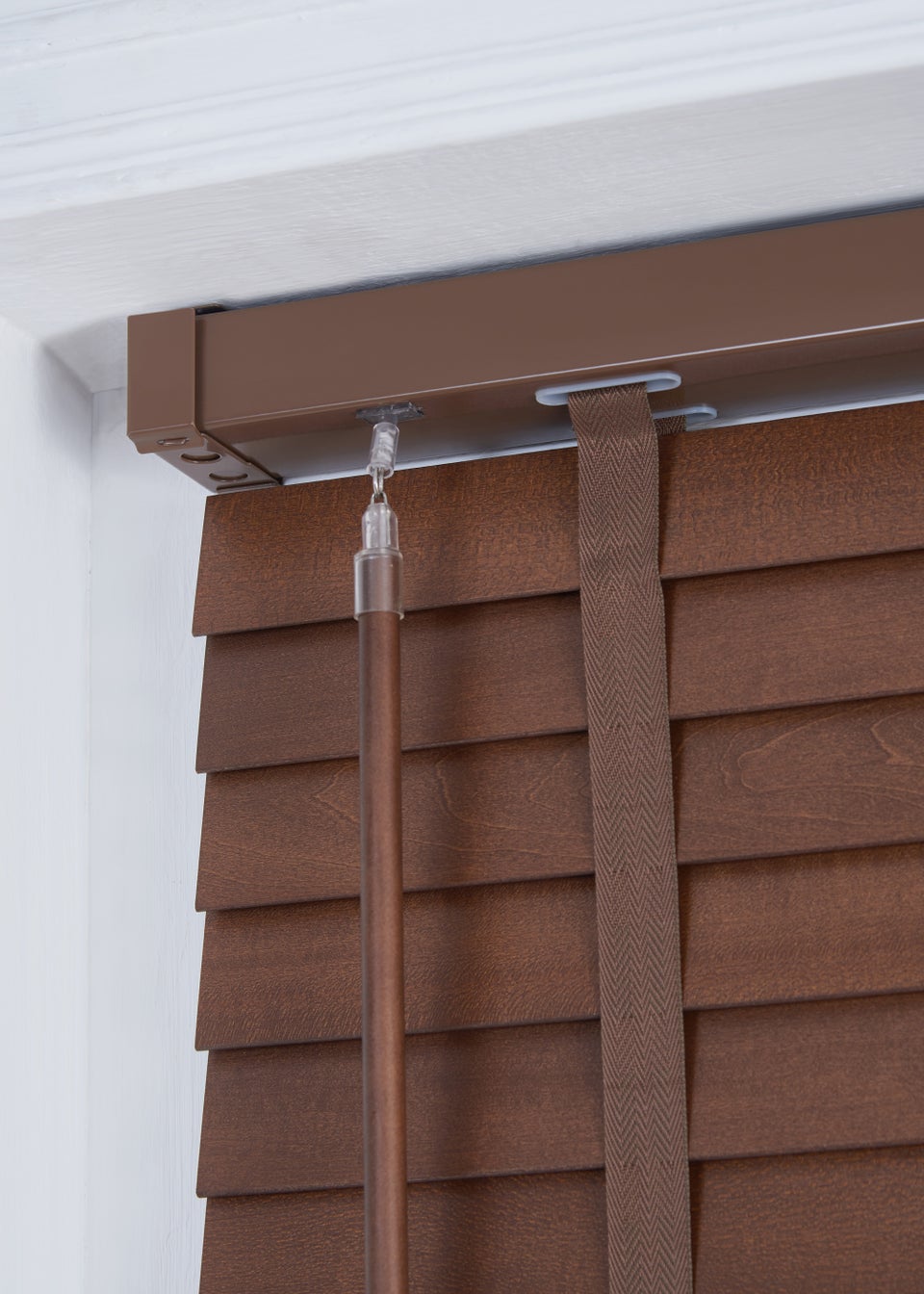 50mm Venetian Walnut Wood Blind