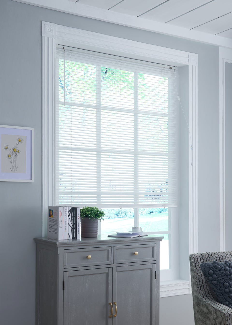 25mm Venetian White Wood Blind