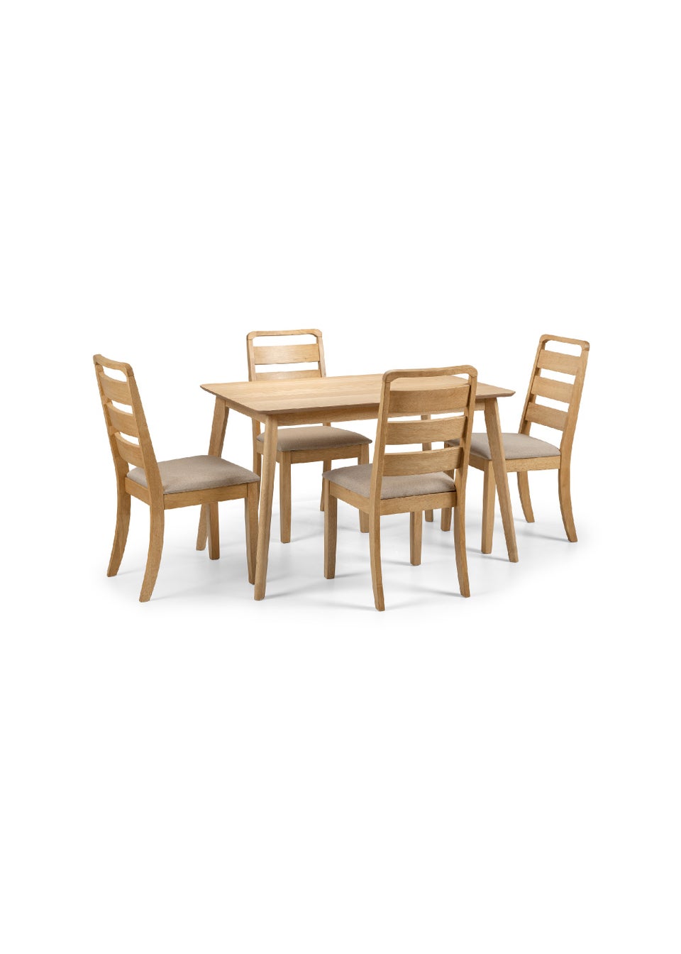Julian Bowen Set Of 2 Lars Dining Chair (93 x 48 x 45 cm)
