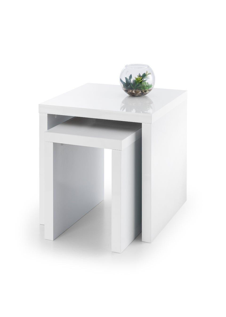 Mirrored nest of tables clearance matalan