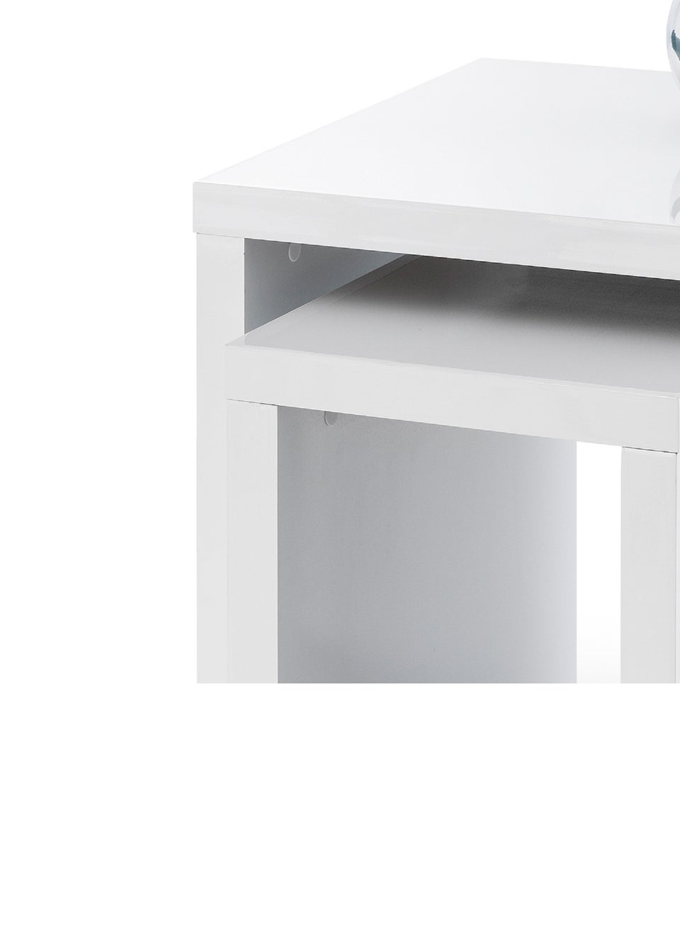 Mirrored nest sale of tables matalan