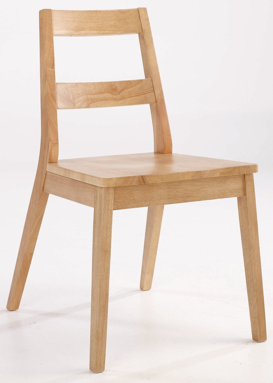 LPD Furniture Set of 2 Malmo Chair White Oak (815x560x430mm)