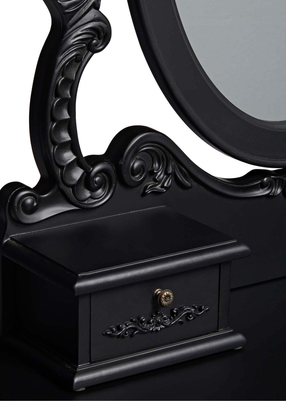 LPD Furniture Antoinette Dressing Table Black (725x400x800mm)