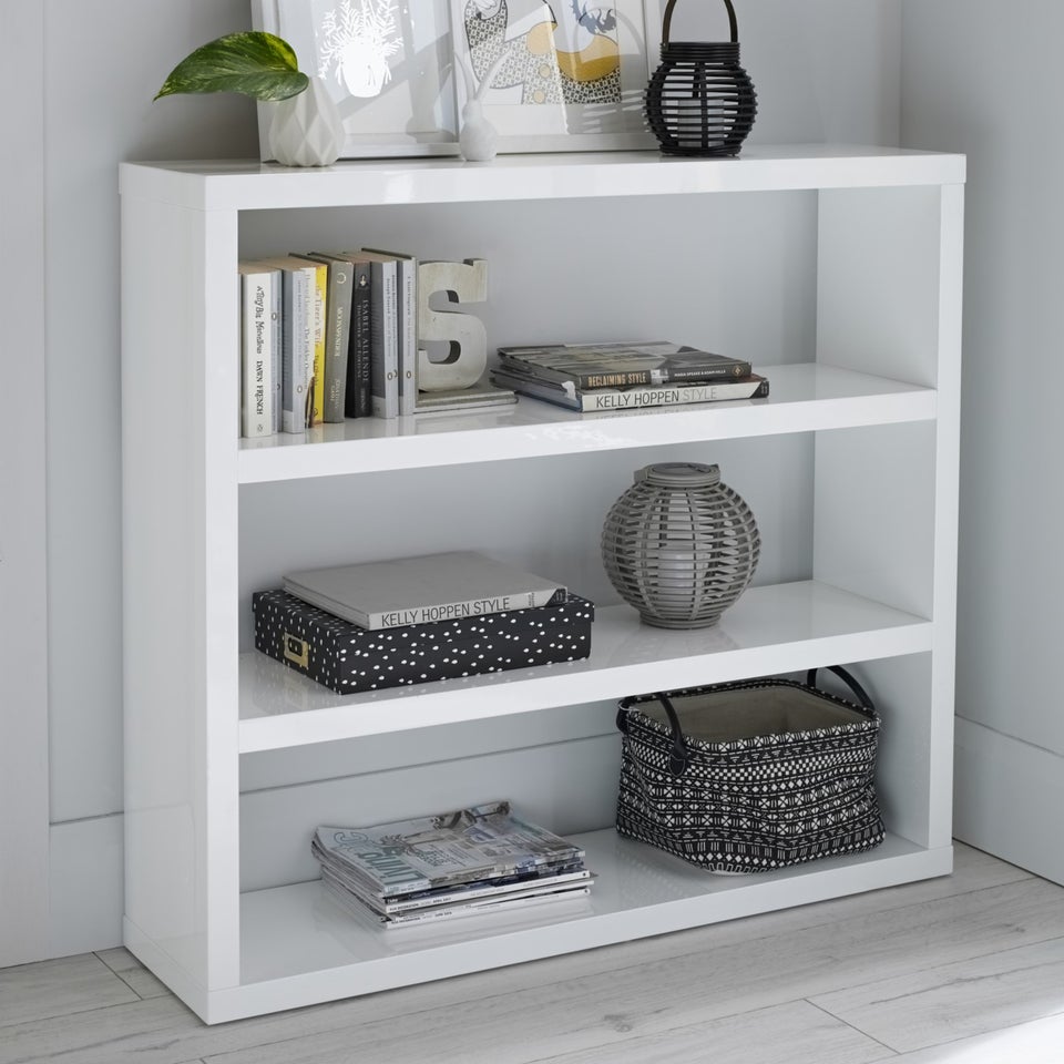 LPD Furniture Puro Bookcase White (1000x290x1100mm)