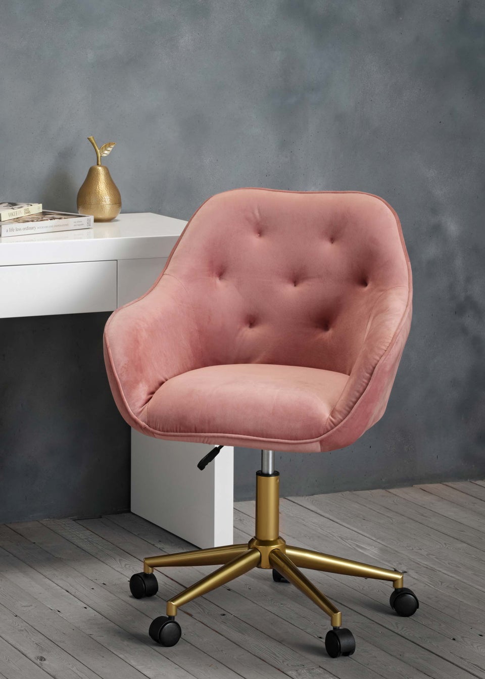LPD Furniture Darwin Office Chair Pink (900x615x570mm)