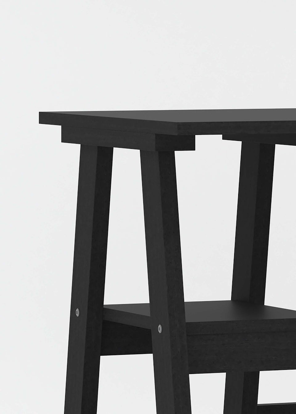 LPD Furniture Tiva Workstation Black (750x560x1190mm)