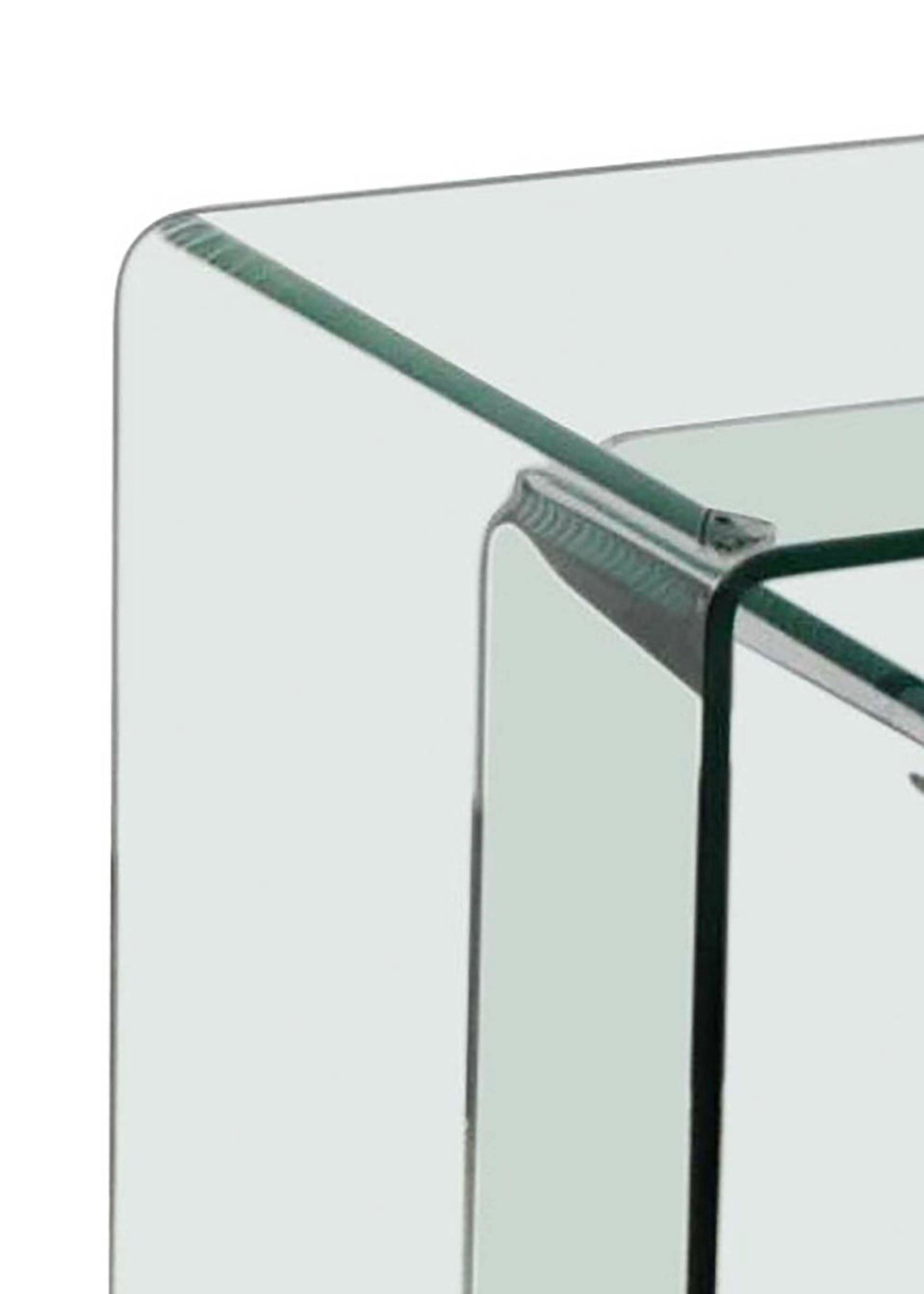 LPD Furniture Azurro Nest Of 2 Tables Glass (310x450x416mm)
