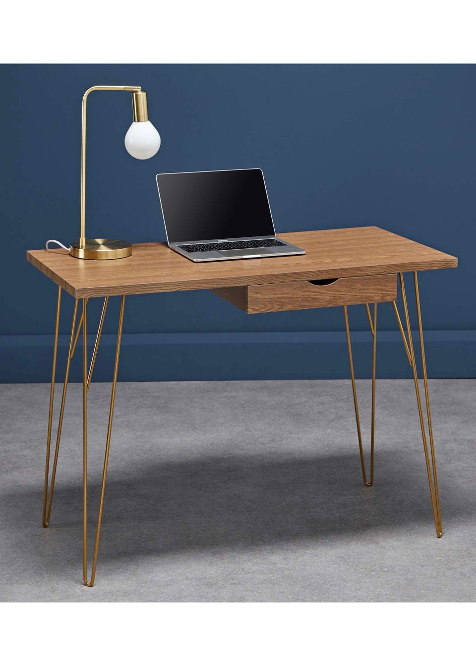 LPD Furniture Fusion Desk Oak (750x500x1000mm)