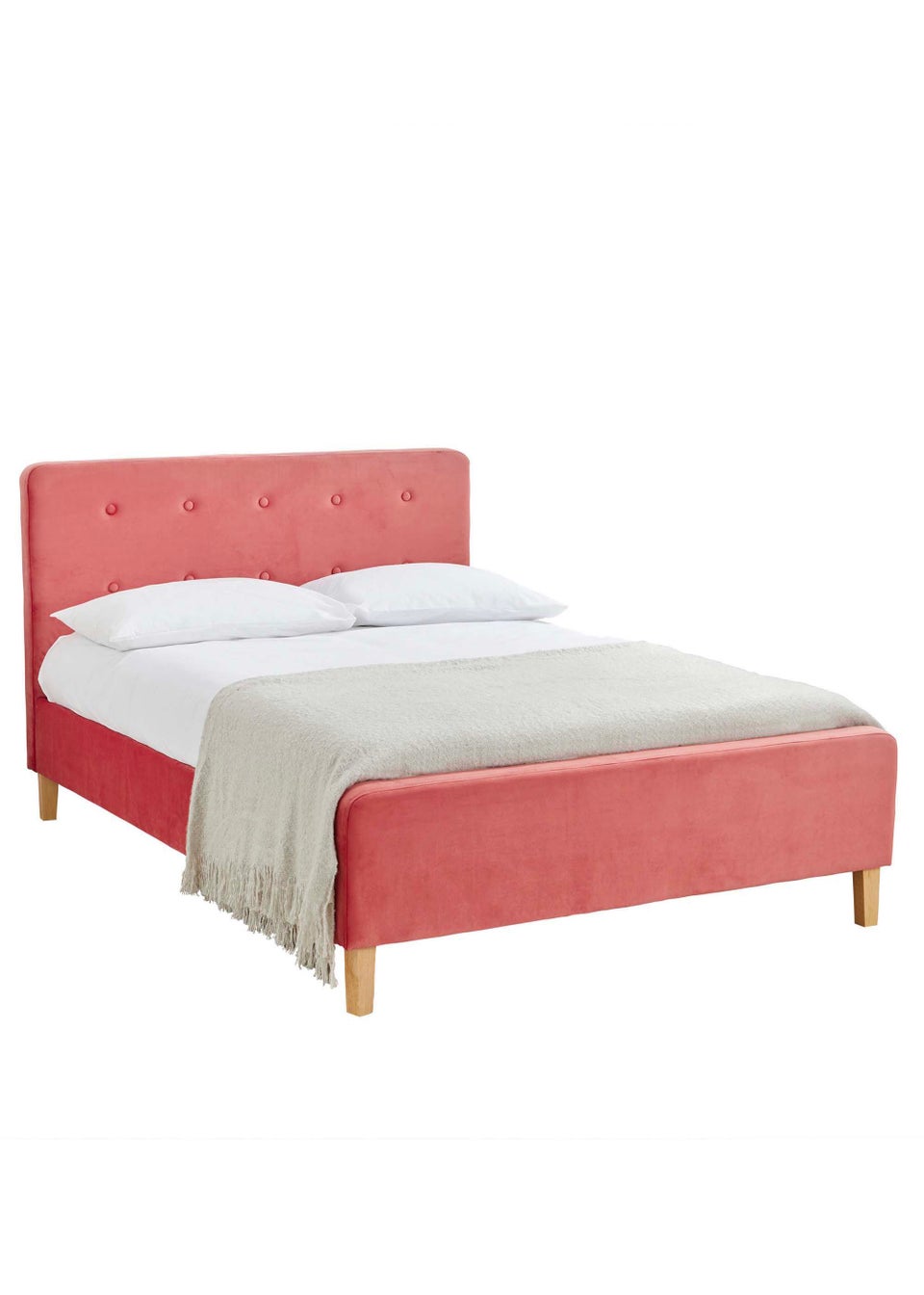 LPD Furniture Pierre Coral Double Bed