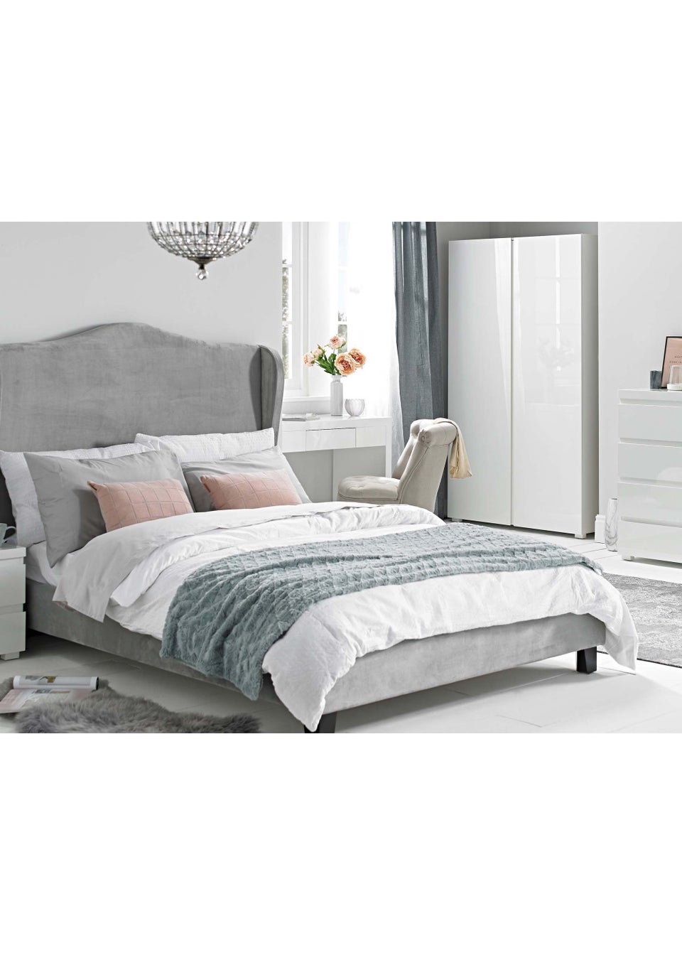 LPD Furniture Chateaux King Size Bed Matalan