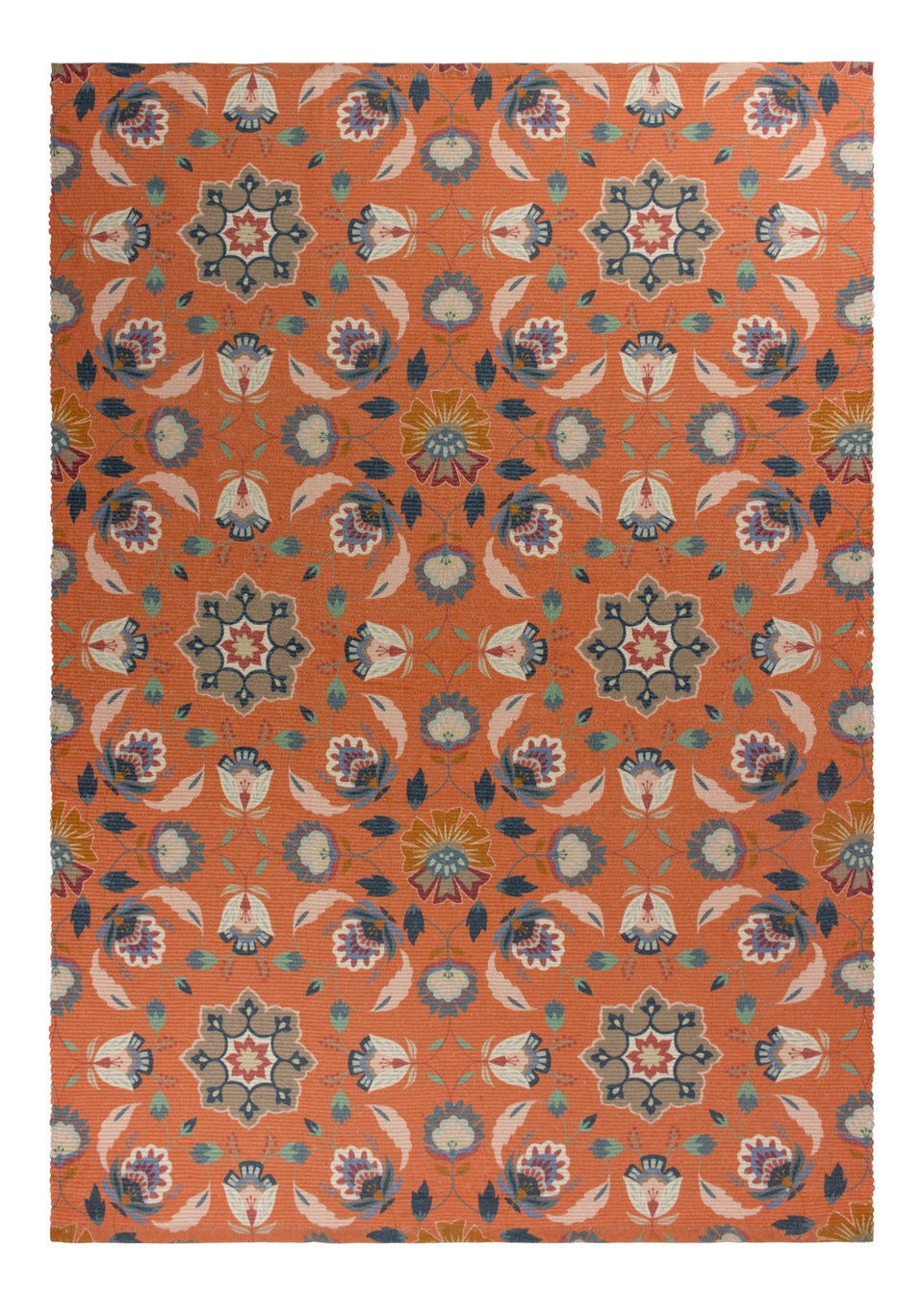 furn. Folk Flora Washable Outdoor/Indoor Rug (120cm x 170cm) Matalan