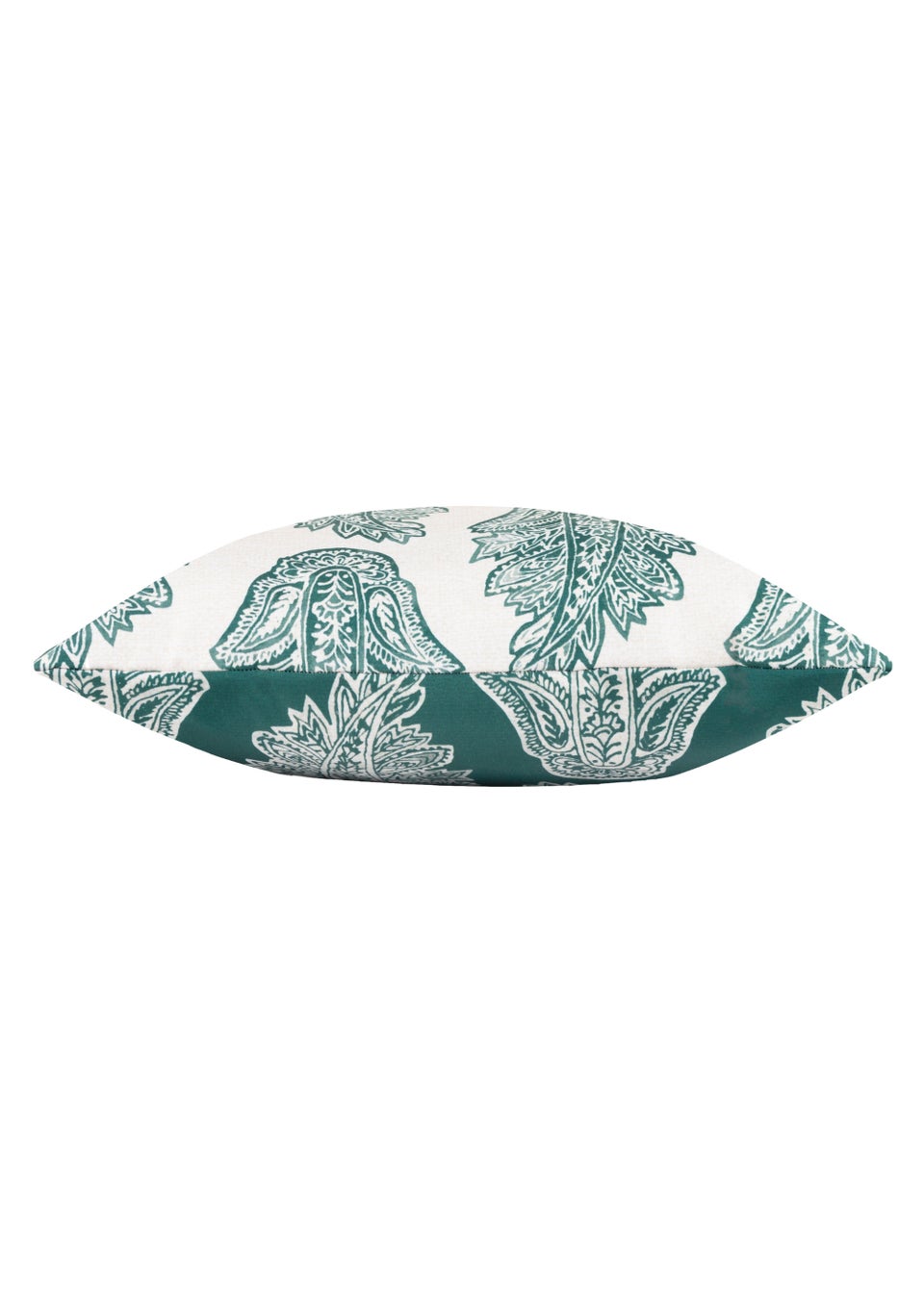 Paoletti Kalindi Paisley Outdoor Filled Cushion (43cm x 43cm x 8cm)
