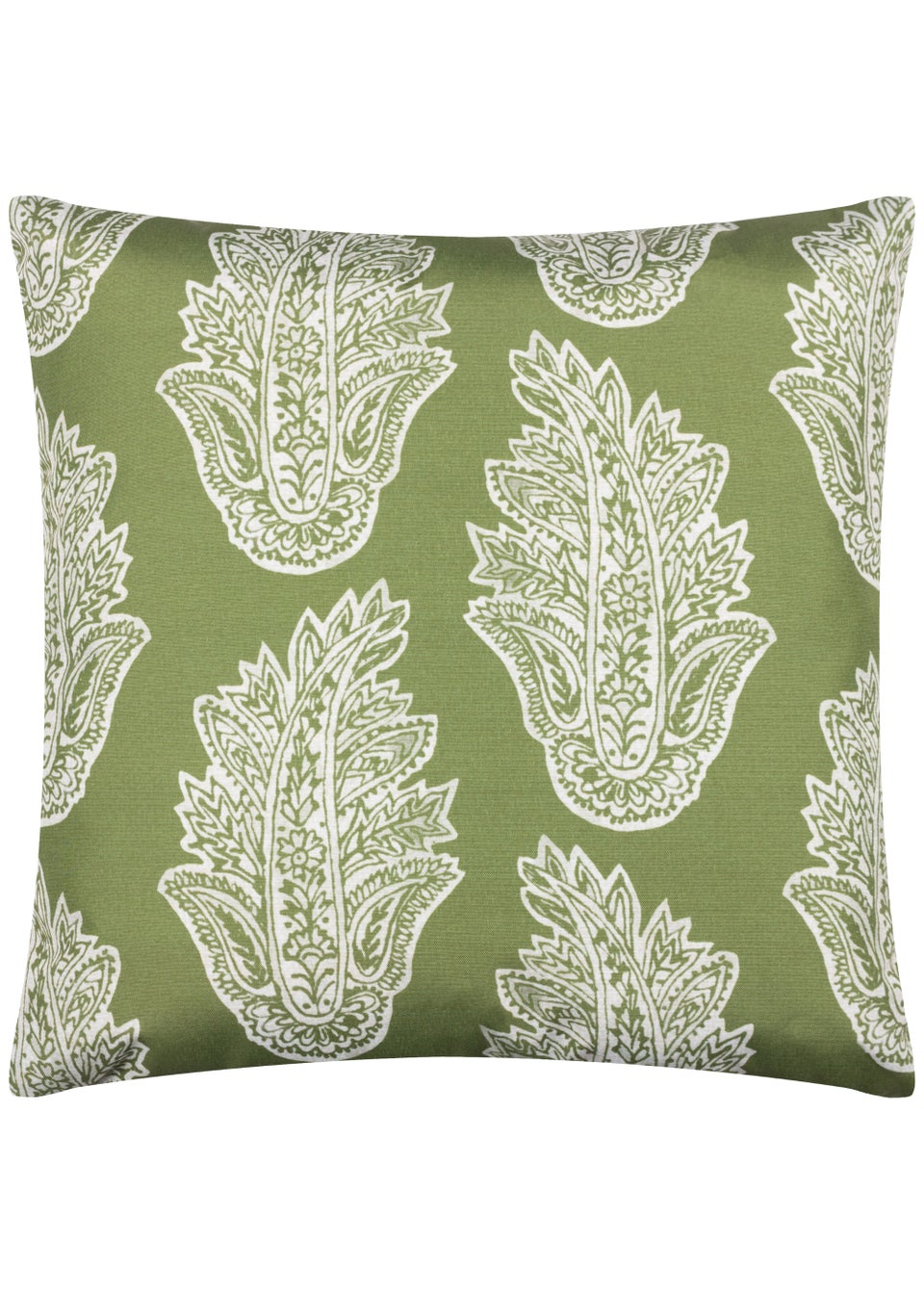 Paoletti Kalindi Paisley Outdoor Filled Cushion (43cm x 43cm x 8cm)