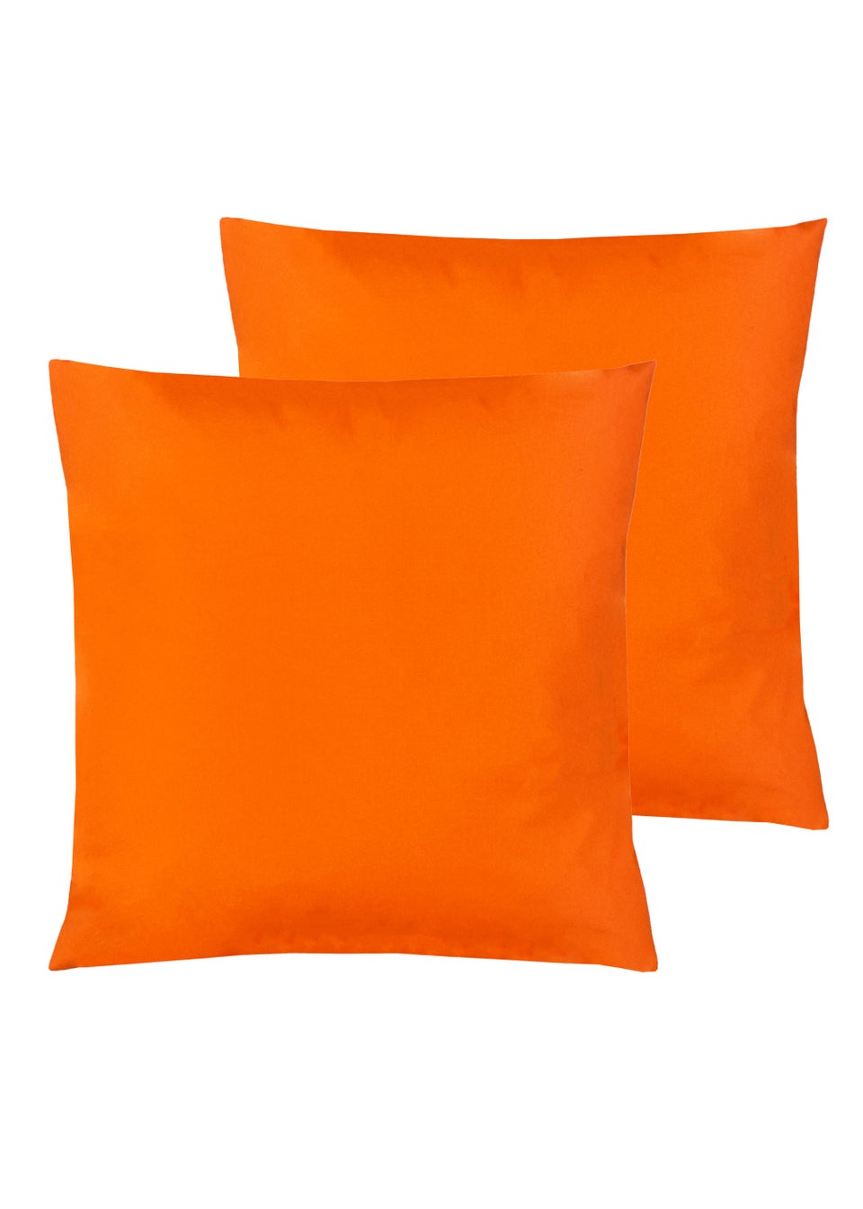 furn. Plain Reversible Outdoor Filled Cushion Twin Pack (43cm x 43cm x 8cm)