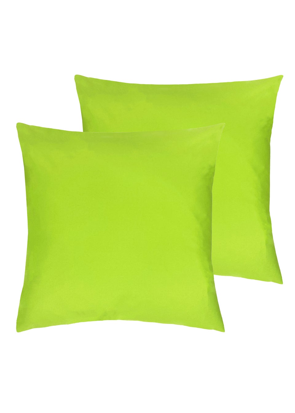 furn. Plain Reversible Outdoor Filled Cushion Twin Pack (43cm x 43cm x 8cm)