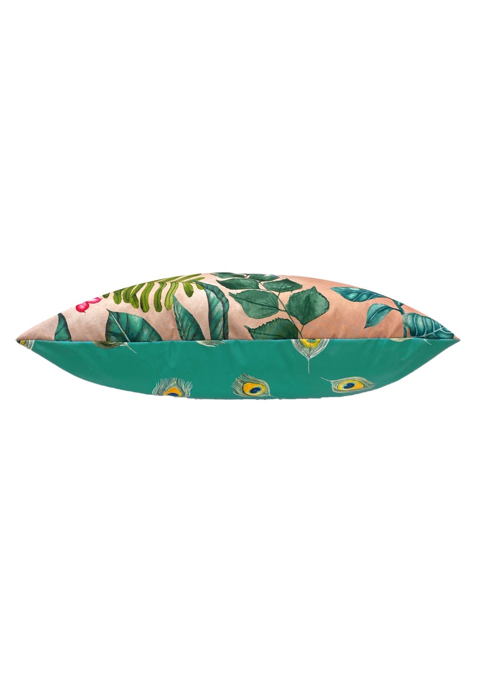 Evans Lichfield Peacock Outdoor Floor Filled Cushion (70cm x 70cm x 8cm)