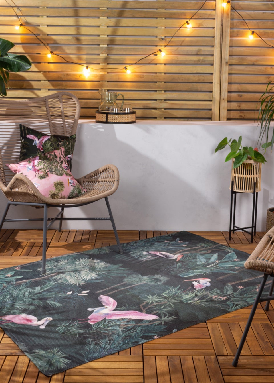 Paoletti Platalea Washable Outdoor/Indoor Rug (120cm x 170cm)