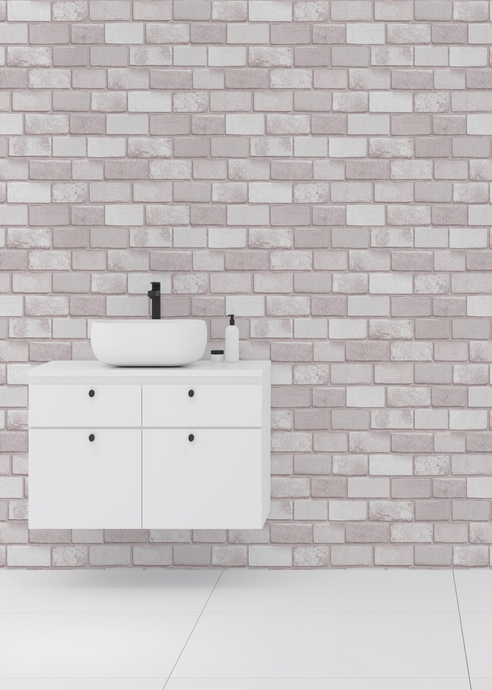 Arthouse Diamond Brick Wallpaper