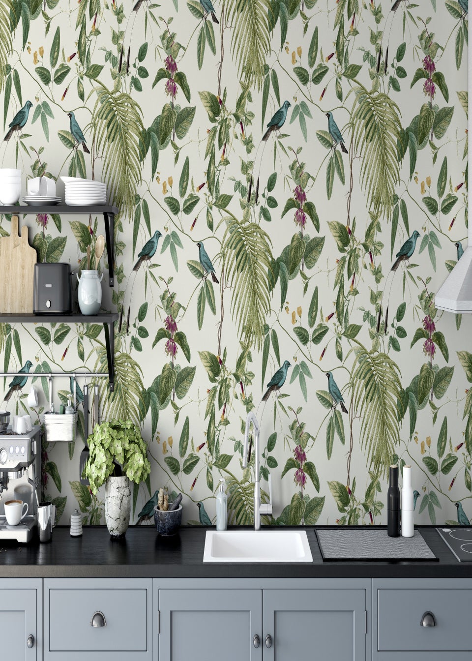 Arthouse Exotic Garden Wallpaper