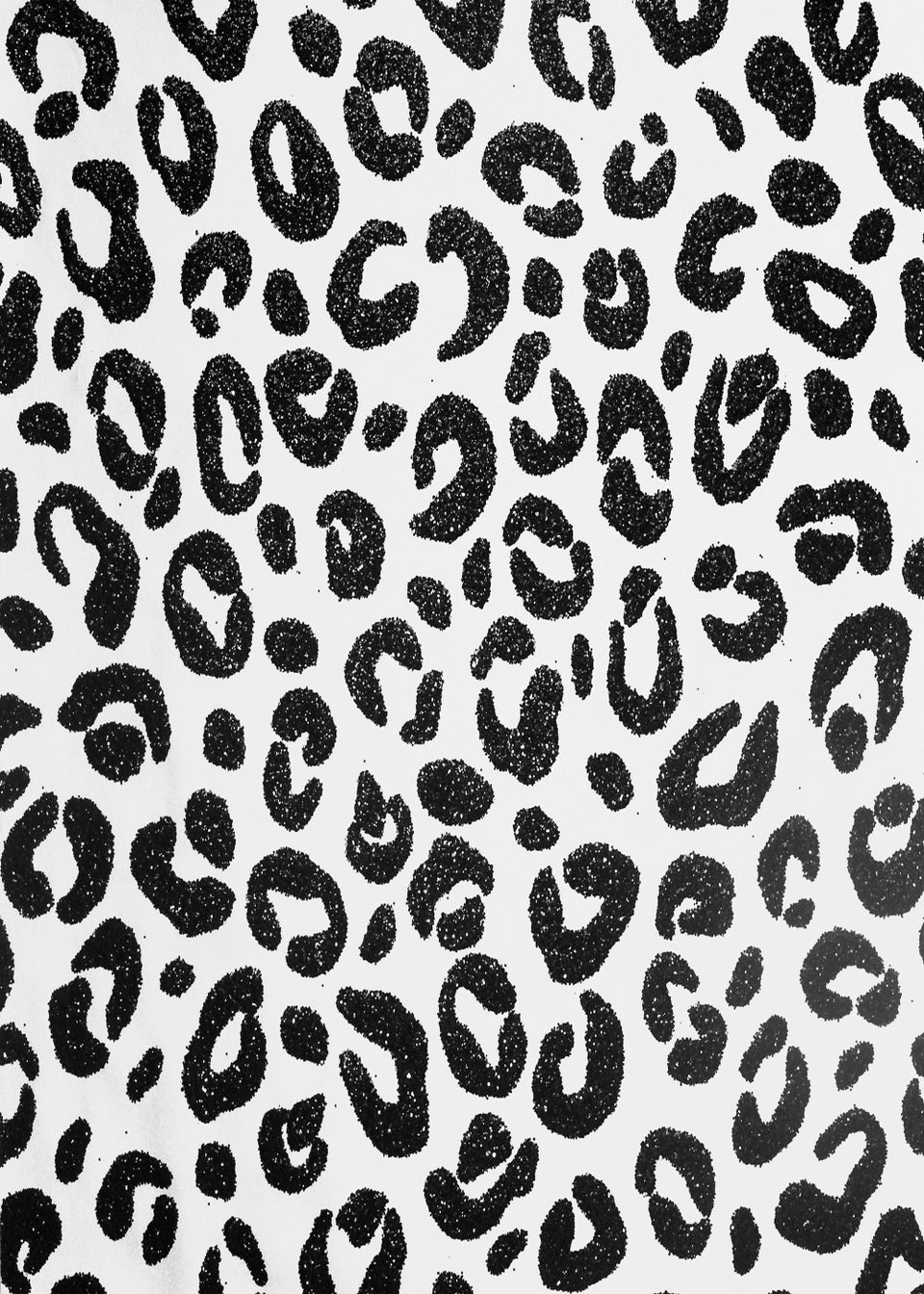 Arthouse Sequin Leopard Mono Wallpaper